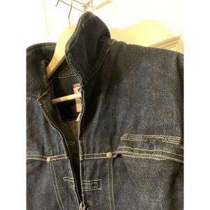 Vtg Damani DaDa Denim‎ Jean Jacket Men’s Sz 2XL Full Zip Blue